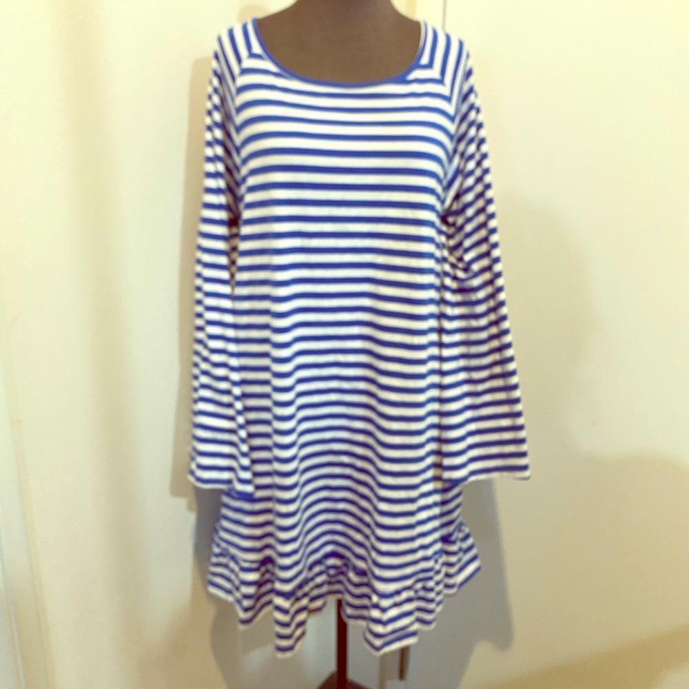 NWT Philosophy Blue Striped w/ Tassel